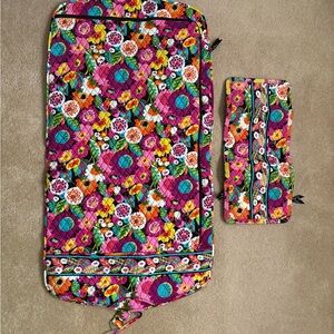 Vera Bradley Floral Garment Bags - Pink and Green
